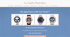 Desktop Screenshot of losangeleswatchbuyer.com