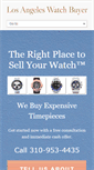 Mobile Screenshot of losangeleswatchbuyer.com